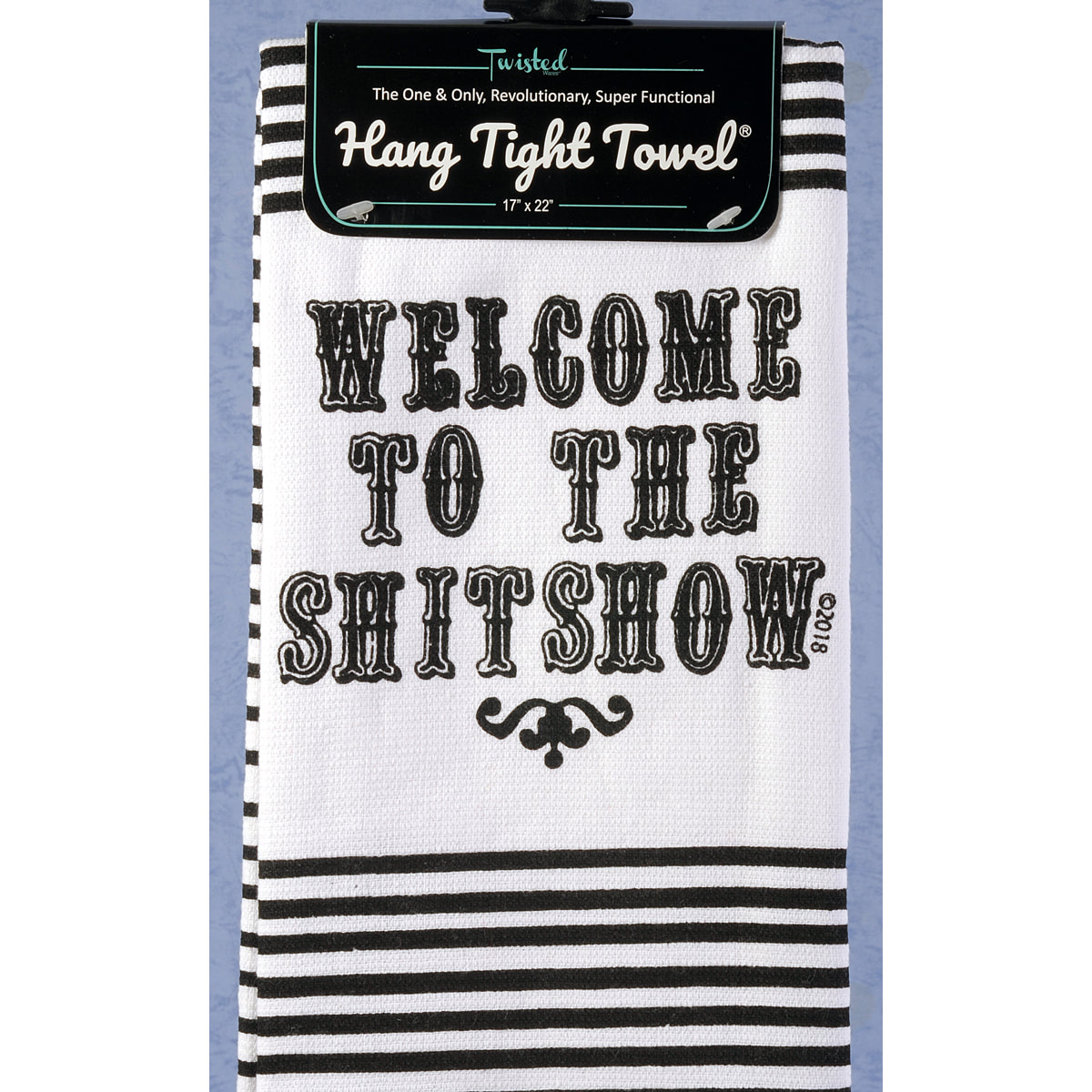Twisted Wares Welcome to the Shitshow Hang Tight Terry Towel - SoSlanty